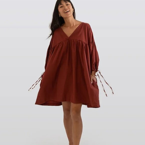 Madewell × Gracemade Miriam Organic Cotton Dress Small Medium - Picture 3 of 13